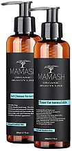 Духи, Парфюмерия, косметика Набор для нормальной кожи - Mamash Organic (toner/200ml + gel/200ml)