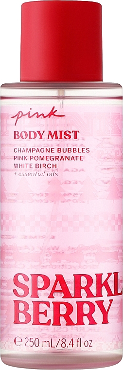 Парфумований спрей для тіла - Victoria's Secret Pink Sparkle Berry Body Mist — фото N1