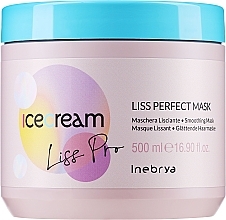 Парфумерія, косметика Маска для жорсткого і неслухняного волосся - Inebrya Ice Cream Liss-Pro Liss Perfect Mask