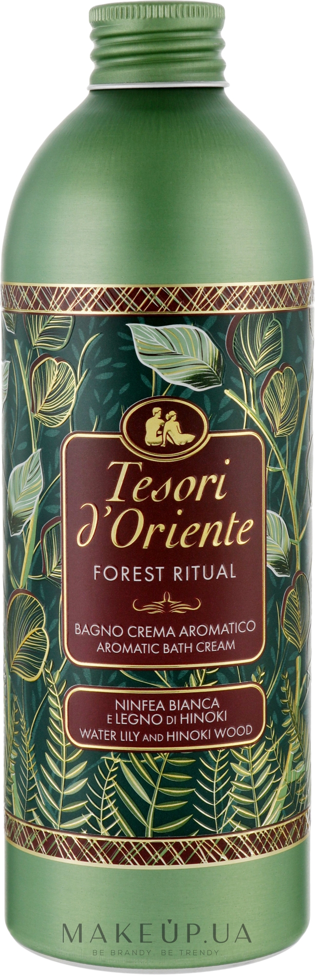 Гель-крем для ванны "Лесной ритуал с хиноки и нинфеа" - Tesori d`Oriente Bath Cream — фото 500ml