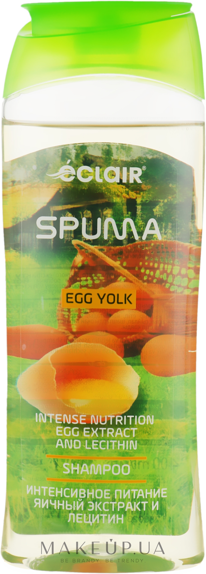Шампунь для волосся "Яєчний екстракт" - Eclair Spuma Egg Yolk Shampoo — фото 400ml