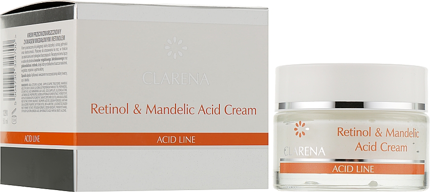 Крем з ретинолом і мигдальною кислотою - Clarena Retinol & Mandelic Acid Cream  — фото N2