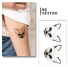Временное тату "Два котика" - Ne Tattoo — фото N1