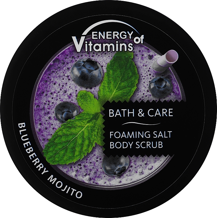 Скраб для тіла сольовий пінний освіжаючий - Energy of Vitamins Salt Body Scrub — фото N3