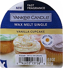 Парфумерія, косметика Ароматичний віск - Yankee Candle Vanilla Cupcake Wax Melt