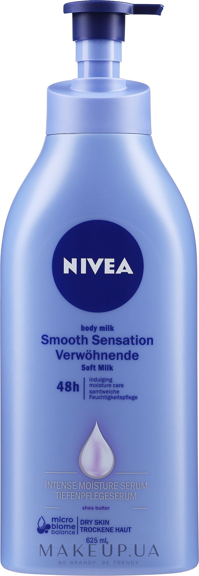 Молочко для тіла "Ніжна шкіра" для сухої шкіри з помпою - NIVEA Body Soft Milk — фото 625ml