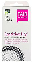Презервативи чутливі, 10 шт - Fair Squared Sensitive Dry — фото N1