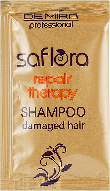 Шампунь для поврежденных волос - Demira Professional Saflora Repair Therapy (пробник)