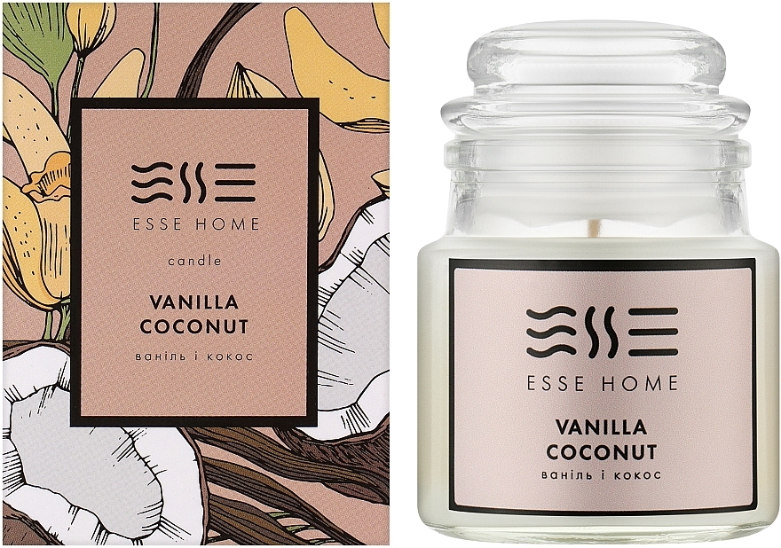 Esse Home Vanilla Coconut - Ароматическая свеча — фото N2
