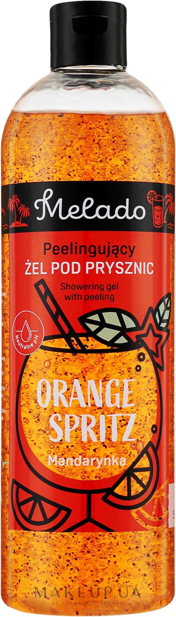 Гель для душа с пилингом "Апероль Шприц" - Natigo Melado Shower Gel Orange Spritz — фото 500ml