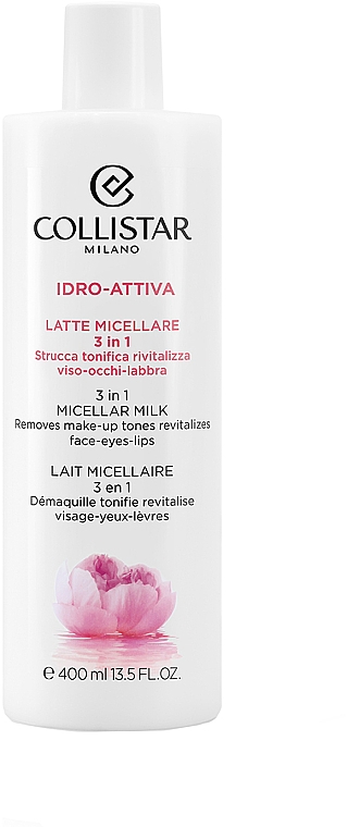 Міцелярне молочко 3 в 1 - Collistar Idro Attiva Latte Micellare 3 in 1 — фото N1