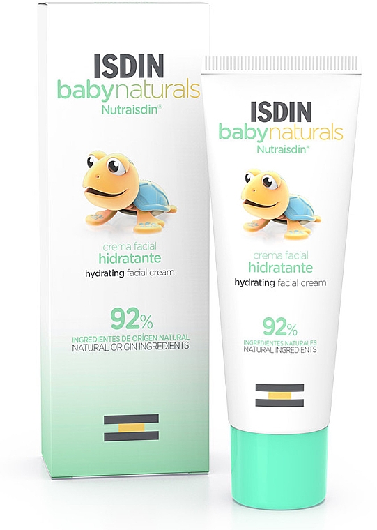 Зволожувальний крем для обличчя для дітей - Isdin Baby Naturals Daily Moisturising Face Cream — фото N1