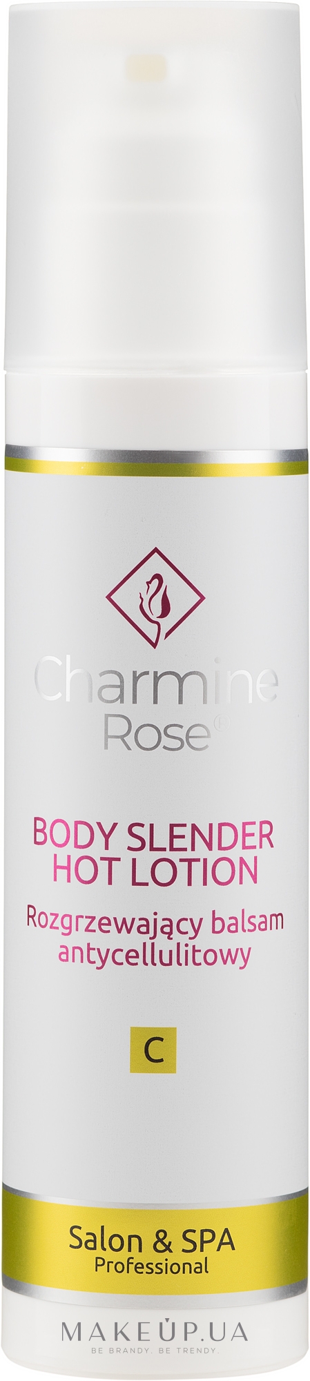 Зігрівальний антицелюлітний лосьйон - Charmine Rose Body Slender Hot Lotion — фото 200ml