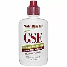 Пищевая добавка "Экстракт грейпфрутовой косточки" - NutriBiotic Immunity GSE Grapefruit Seed Extract — фото N1