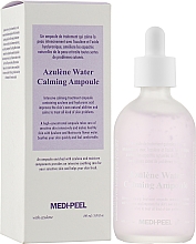 Успокаивающая, увлажняющая сыворотка с азуленом - Medi Peel Azulene Water Calming Ampoule — фото N2