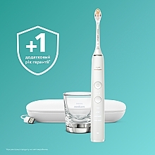 Электрическая звуковая зубная щетка с приложением, белая - Philips Sonicare DiamondClean Smart HX9911/19 — фото N8
