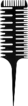 Парфумерія, косметика Гребінець для мелювання волосся CS329, пластиковий двосторонній, з хвостиком - Cosmo Shop