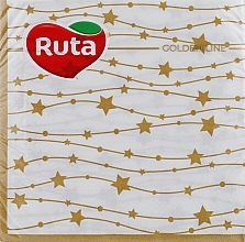 Парфумерія, косметика Серветки сервірувальні "Різдвяні зірки", двошарові, 33x33 см, 18 шт. - Ruta