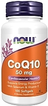 Духи, Парфюмерия, косметика Коэнзим Q10, 50 мг, 100 гелевых капсул - Now Foods CoQ10 With Selenium & Vitamin E