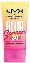 Духи, Парфюмерия, косметика Солнцезащитный праймер для лица - NYX Blurscreen Primer SPF 30 