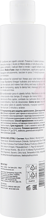 Кондиционер для окрашенных волос с ежевичным уксусом - 360 Be Color Colored Hair Conditioner — фото N2