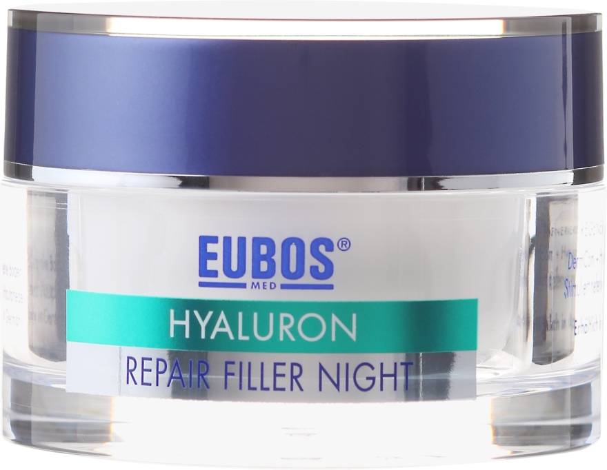 Нічний крем для обличчя - Eubos Med Anti Age Hyaluron Repair Filler Night Cream — фото N2