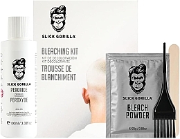 Духи, Парфюмерия, косметика Набор для обесцвечивания волос, 6 продуктов - Slick Gorilla Bleaching Kit