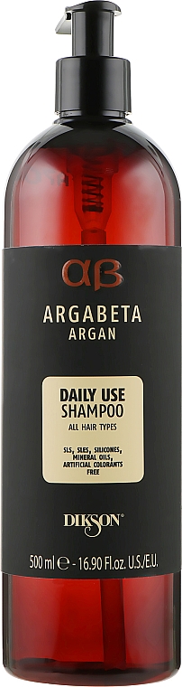 Аргановый шампунь для всіх типів волосся - Dikson Argabeta Argan Shampoo Daily Use — фото N2