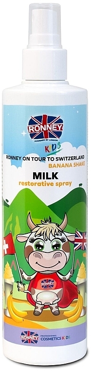 Зволожувальний дитячий молочний спрей - Ronney Professional Kids On Tour Milk Spray Mask For Kids — фото N1