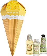 Парфумерія, косметика Набір - L'Occitane Almond (sh/oil/35ml + skin/oil/15ml + hand/cr/10ml)