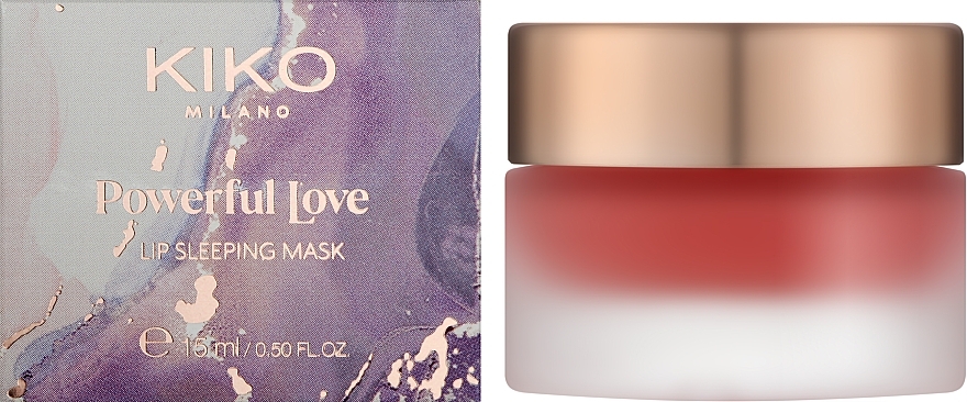 Ночная маска для губ - Kiko Milano Powerful Love Lip Sleeping Mask — фото N2