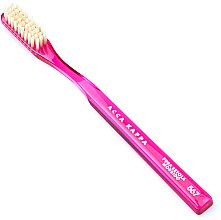 Парфумерія, косметика Зубна щітка, рожева - Acca Kappa Soft Pure Bristle Toothbrush Model 567