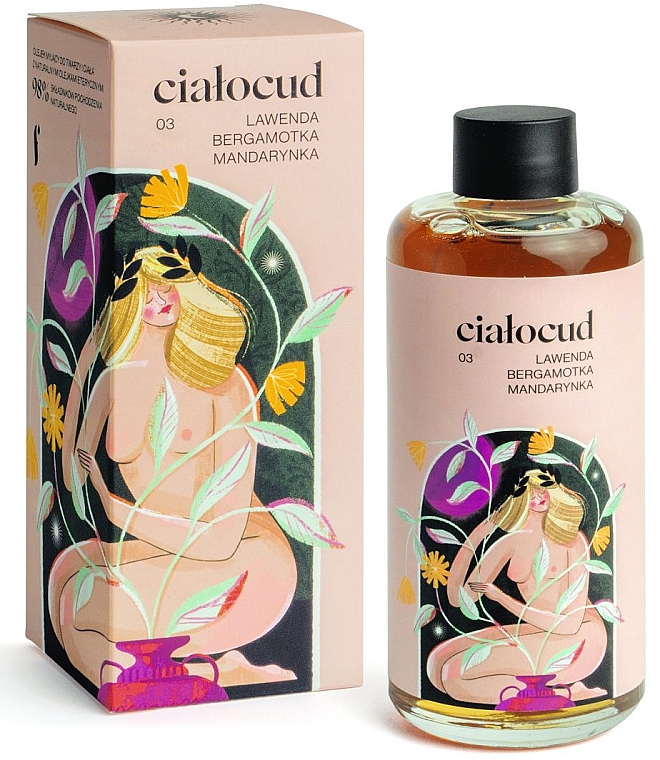 Очищувальна олія для обличчя та тіла - Flagolie Cialocud lavender, Bergamot & Mandarin Cleansing Oil — фото N1