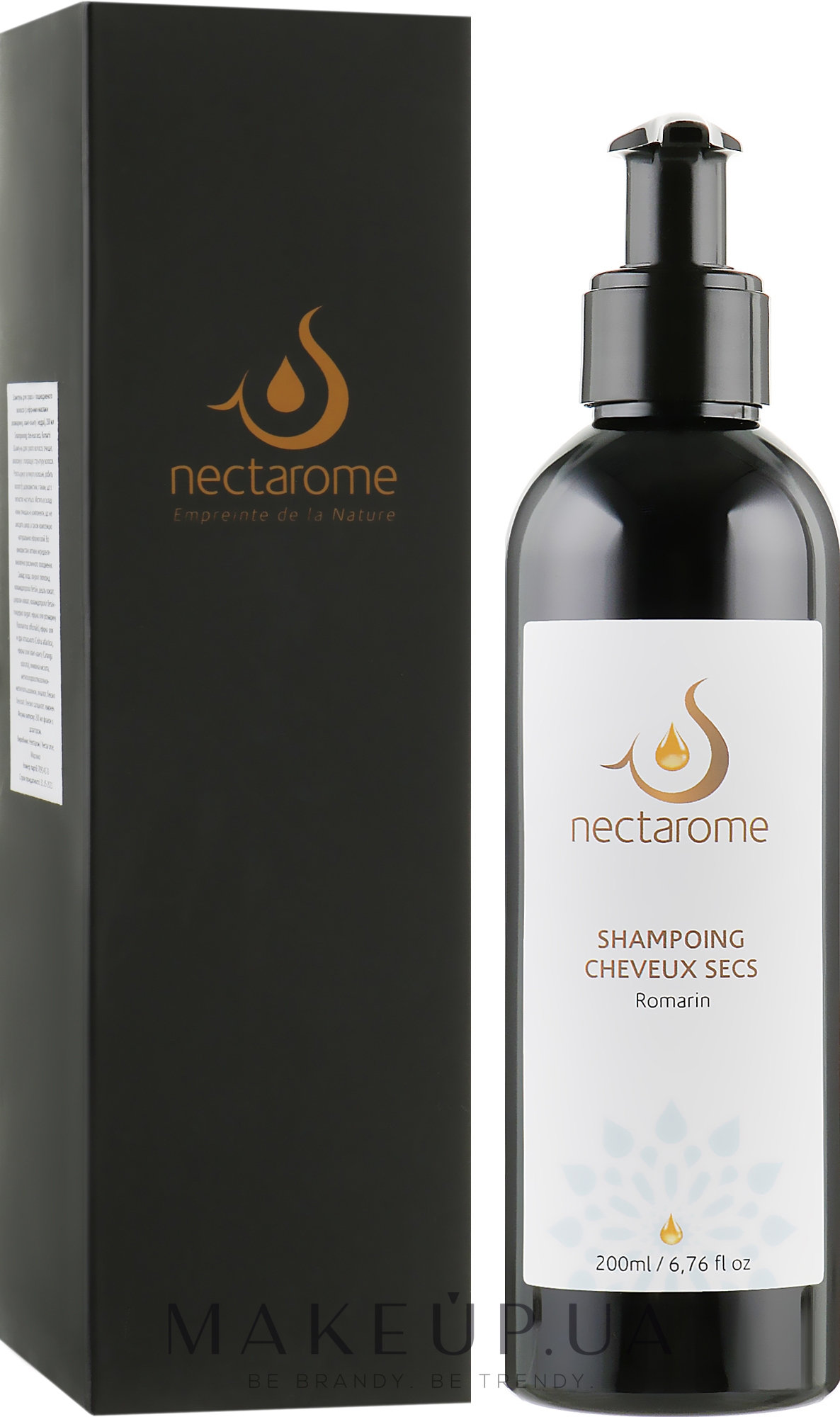 Шампунь для сухих и поврежденных волос "Розмарин, иланг-иланг и кедр" - Nectarome Shampooing pour Cheveux secs — фото 200ml