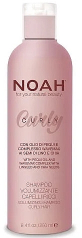 Шампунь для виткого волосся - Noah Curly Volumizing Shampoo — фото N1