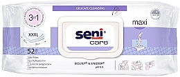 Вологі серветки для догляду, 52 шт. - Seni Care 3in1 Maxi Wet Wipes — фото N2