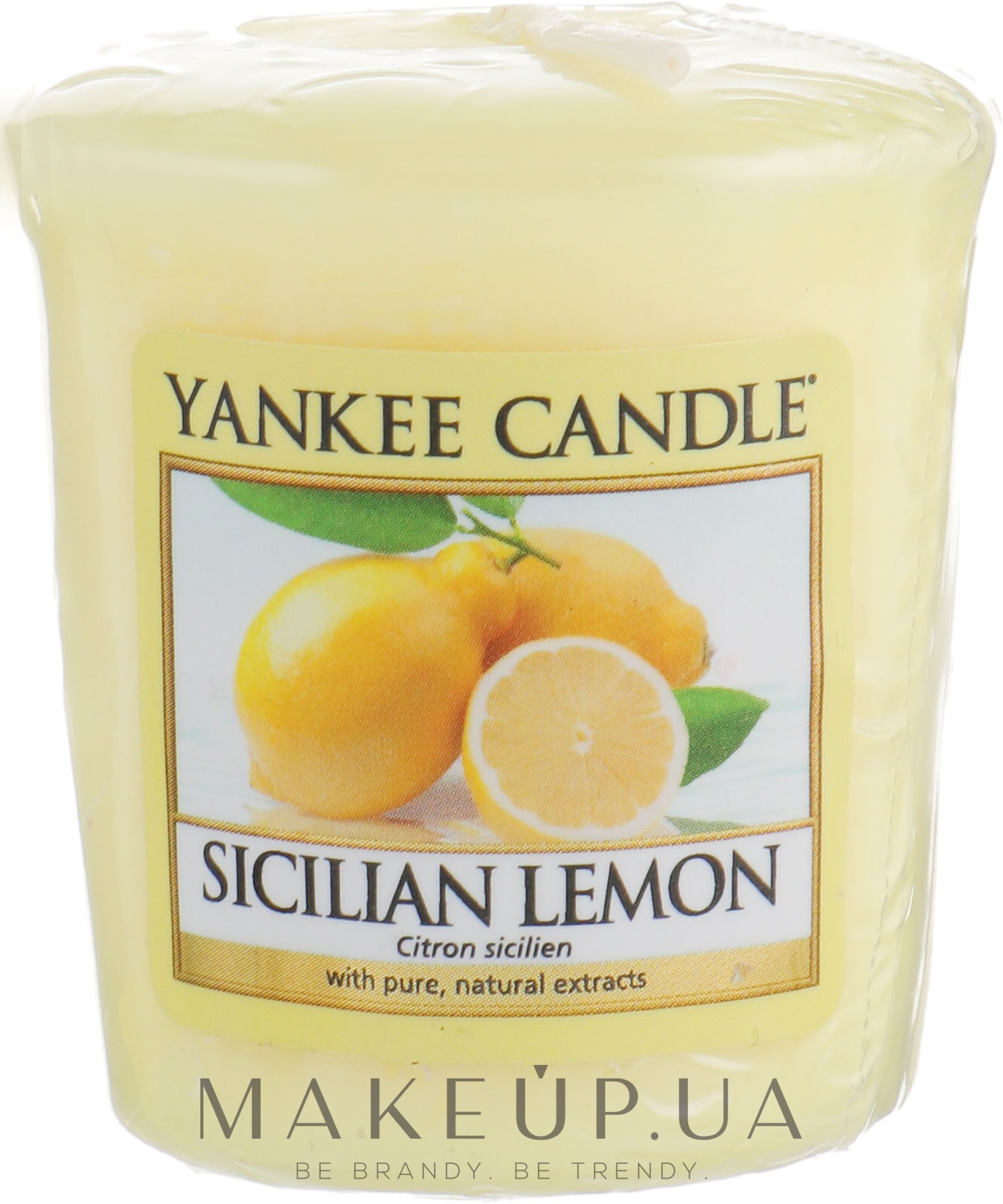 Ароматическая свеча "Сицилийский лимон" - Yankee Candle Sicilian Lemon — фото 49g