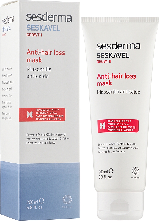 Маска против выпадения волос - SesDerma Laboratories Seskavel Anti-Hair Loss Mask — фото N2