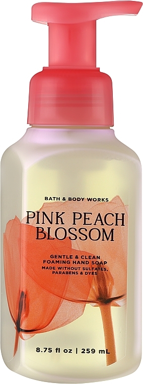 Мыло-пена для рук "Розовый персиковый цвет" - Bath And Body Works Gentle & Clean Foaming Hand Soap Pink Peach Blossom — фото N1