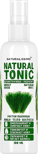 Гидролат ростков пшеницы - Naturalissimo Natural Tonic — фото N1