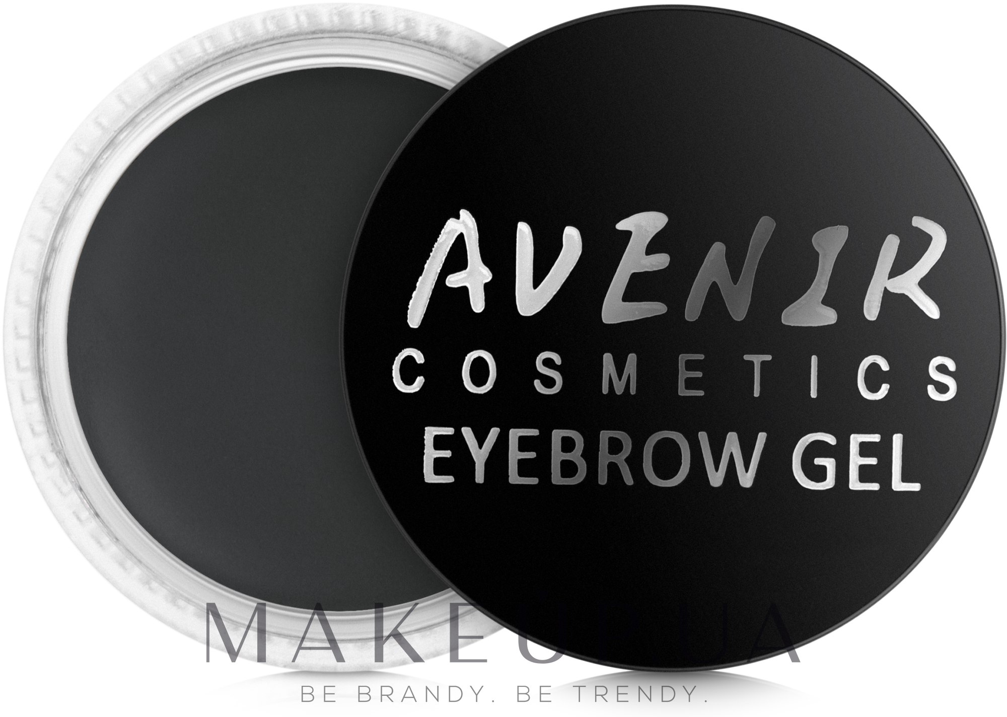 Помада для бровей - Avenir Cosmetics Premium Eyebrow Gel — фото Graphit