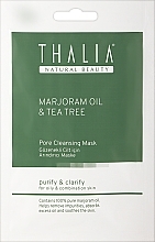 Гелева маска для обличчя з майораном і чайним деревом - Thalia Marjoram Oil & Tea Tree Pore  Cleansing Mask — фото N1
