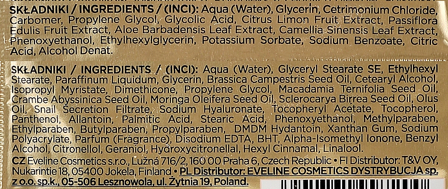 Пілінг і маска для рук - Eveline Cosmetics Royal Snail Sos Regenerating Hand Treatment 2x6 ml — фото N3