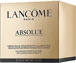 Восстанавливающий крем для лица с насыщенной текстурой - Lancome Absolue Regenerating Brightening Rich Cream — фото N2