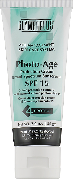 Защитный крем от фотостарения SPF 15 - GlyMed Plus Age Management Photo-Age Protection Cream SPF 15 — фото N1