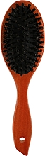 Парфумерія, косметика Щітка для волосся CS347, дерев'яна ручка, коричнева - Cosmo Shop