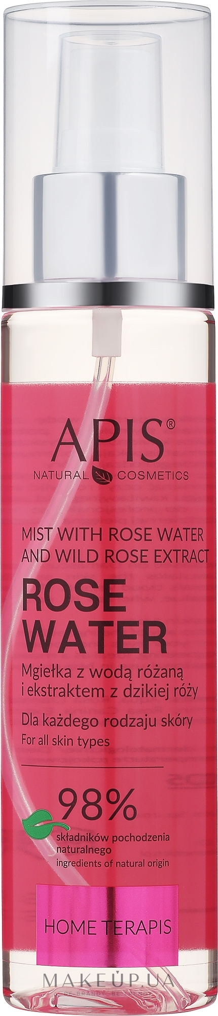 Міст з екстрактом троянди - Apis Professional Home terApis Mist Rose & Wild Rose Extract — фото 150ml