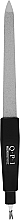 Парфумерія, косметика Сапфірова пилка для нігтів із тримером 17,2 см, чорна - QPI