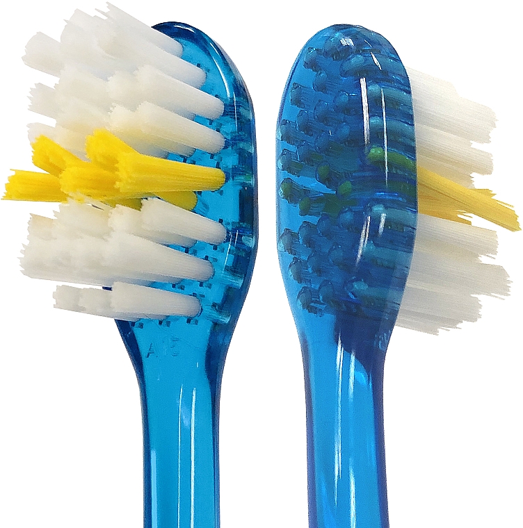Детская зубная щетка мягкая "Юниор" 6-12 лет, голубая - Elmex Junior Toothbrush — фото N5