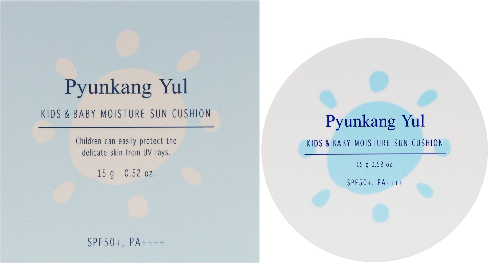 Дитячий сонцезахисний кушон - Pyunkang Yul Kids & Baby Moisture Sun Cushion Spf 50+ — фото 15g